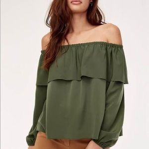 Aritzia Off the Shoulder Top